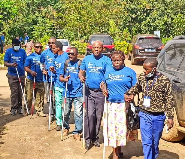 Visually Impaired attending summit